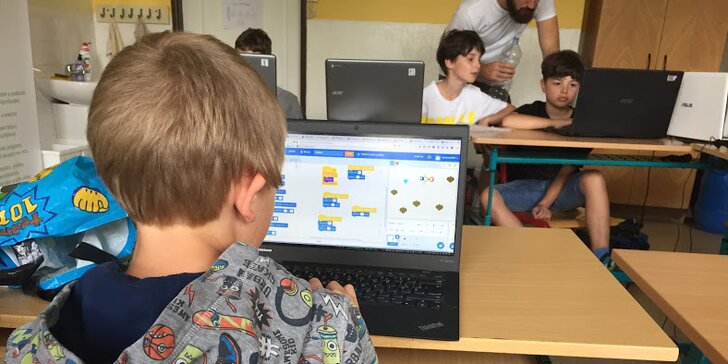 Online kroužek základů programování ve Scratchi pro děti