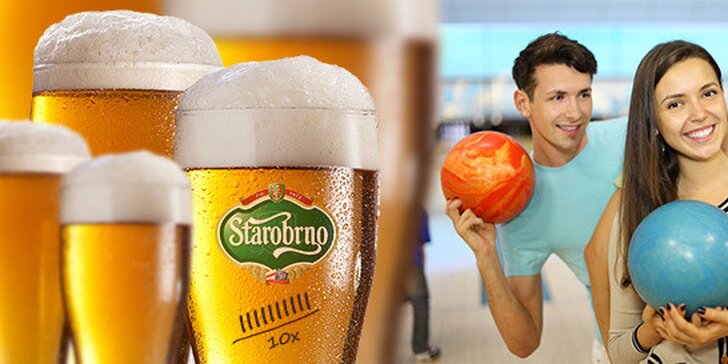 Bowling a 10 piv Starobrno Medium 11° z tanku