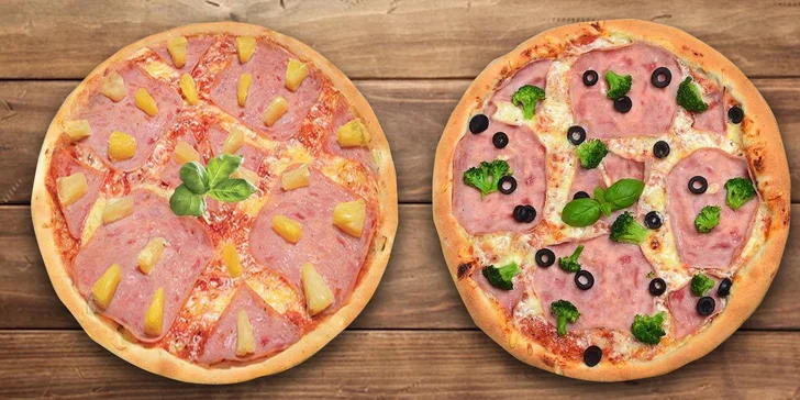 Mražená nebo teplá pizza Markýz s osobním odběrem nebo rozvozem