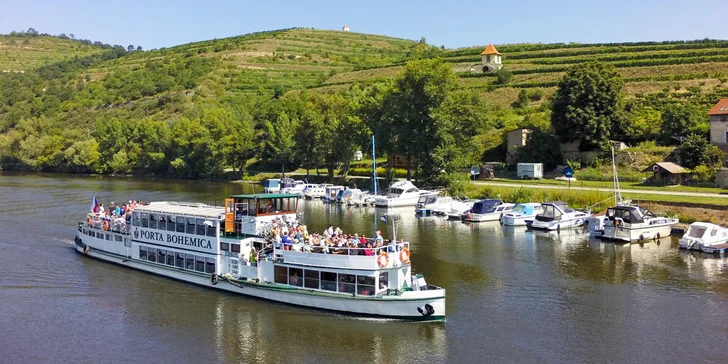 Výlet vlakem na hrad Střekov a do Litoměřic, v ceně plavba lodí po Labi