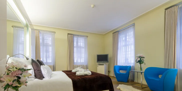 Luxusní pobyt pro dva v 5* hotelu Three Storks na Malé Straně se snídaní