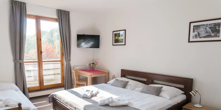 Pobyt v Krkonoších se snídaní: privátní wellness nebo animační program pro děti