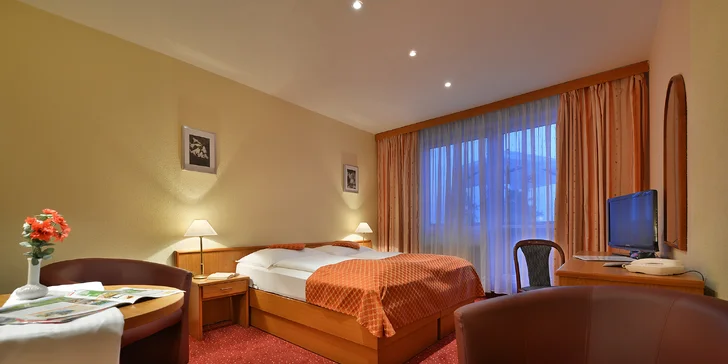 Relax ve Františkových Lázních: procedury, bazén, sauna i polopenze