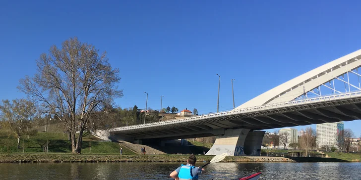 2hod. výlet na seakajaku s instruktorem po okolí pražské Troji pro 2–4 osoby