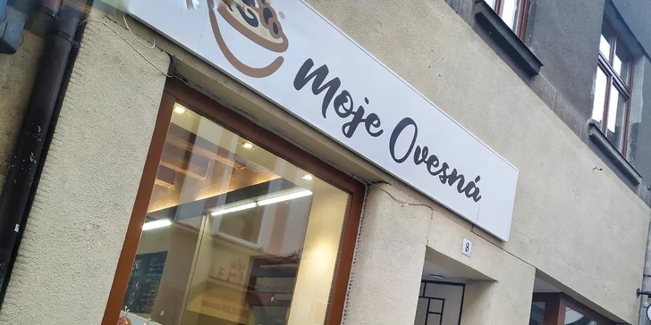 Otevřený voucher v hodnotě 120 Kč do bistra MojeOvesná: ovesné kaše, jogurty, koláče i káva