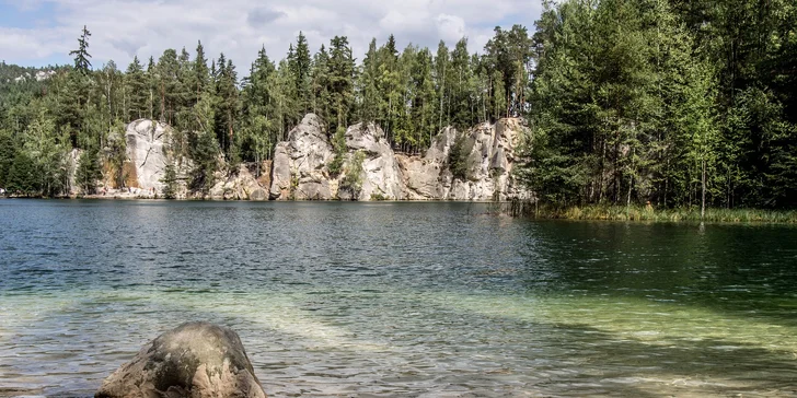 Poznávací zájezd do Adršpachu s ubytováním na 1 noc, snídaní a dopravou