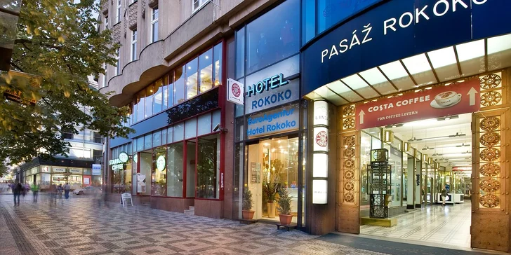 Pobyt přímo v centru dění: 4* hotel na Václavském nám. se snídaní, okružní jízdou i grilováním