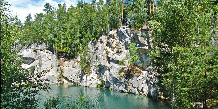 Poznávací zájezd do Adršpachu s ubytováním na 1 noc, snídaní a dopravou