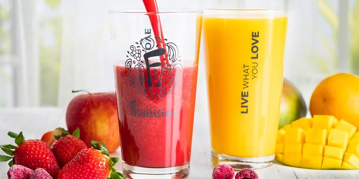 Karta Fruitisimo nabitá kreditem 300 až 2000 Kč a drink CÉČKO zdarma