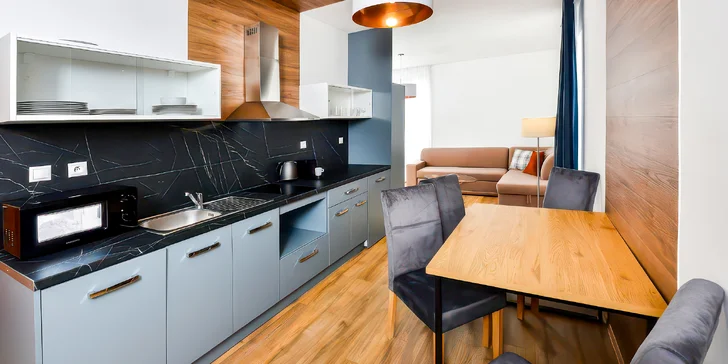 Apartmán B ponúka ubytovanie až pre 6 hostí 