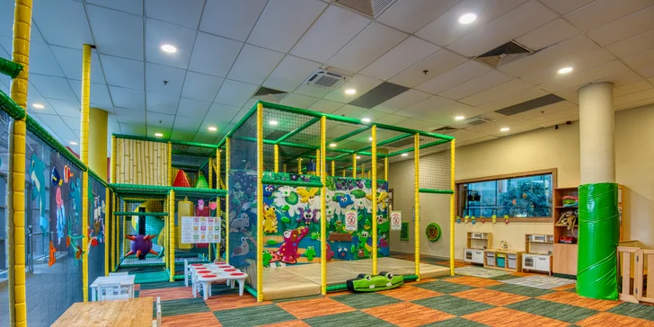 Deti sa môžu dosýta vyjašiť aj v herni Bongo Kids Club, do ktorej majú neobmedzený vstup.