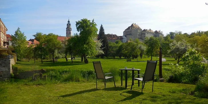 Stylový středověký domek v centru Českého Krumlova pro dva i rodinu