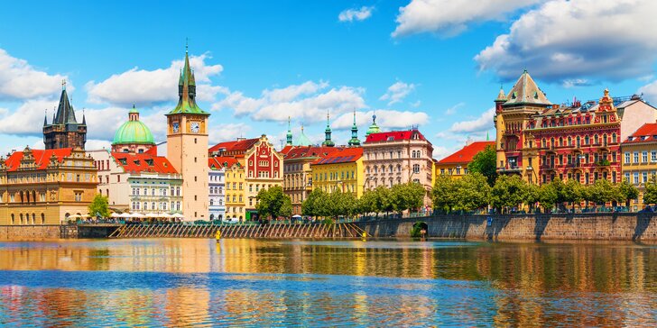 Pobyt ve 4* hotelu v centru Prahy: jídlo i možnost privátního wellness