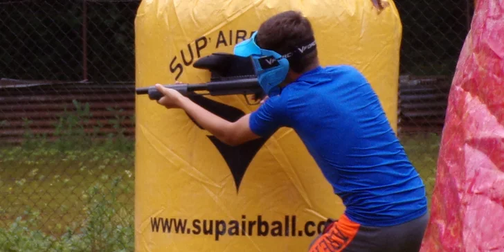Paintball pro děti: přestřelka až pro 10 osob, každému vybavení a 100 kuliček