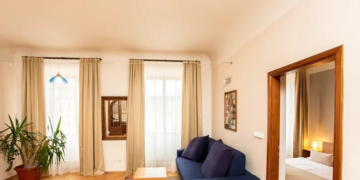Stylové apartmány v renesančním domě přímo na Královské cestě