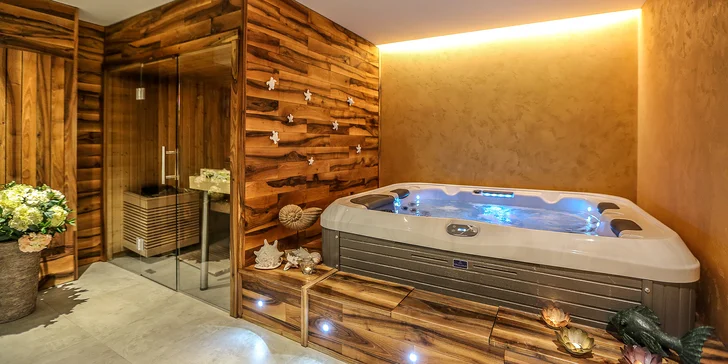 Pobyt v apartmánech s privátním wellness a degustačním menu