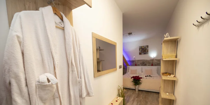 Privátní wellness pro dva: 90 minut i 3 hodiny s romantickým balíčkem