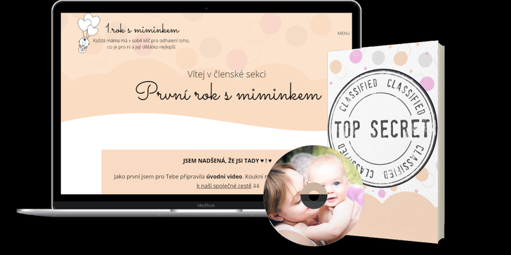 1, 3 nebo 6 lekcí online kurzu pro novopečené rodiče: První rok s miminkem