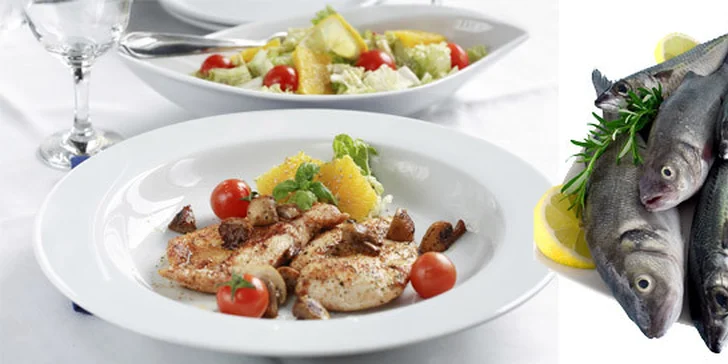 279 Kč za menu PRO DVA: krůtí steaky nebo pražma královská, příloha a dezert. Šťavnaté pochutnání v centru historického města Loket se slevou 50 %.