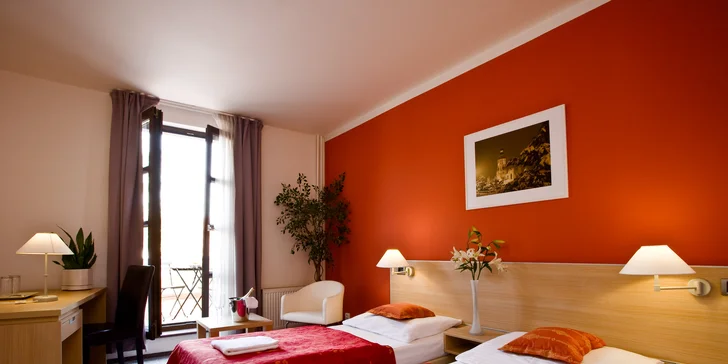 Pobyt ve 4* hotelu Na Zámečku: klidná část Prahy, snídaně a útulné pokoje