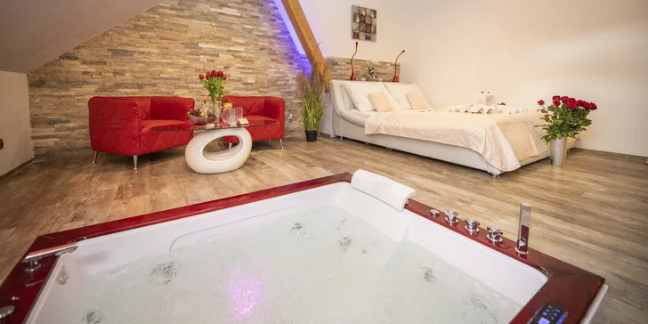 Privátní wellness pro dva: 90 minut i 3 hodiny s romantickým balíčkem