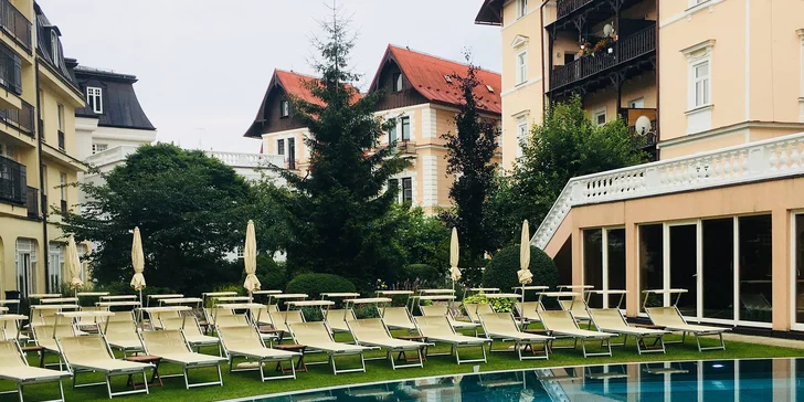 4* pobyt v Mariánkách: až 8 dní s polopenzí, saunami a bazény, zvýhodněný rodinný balíček