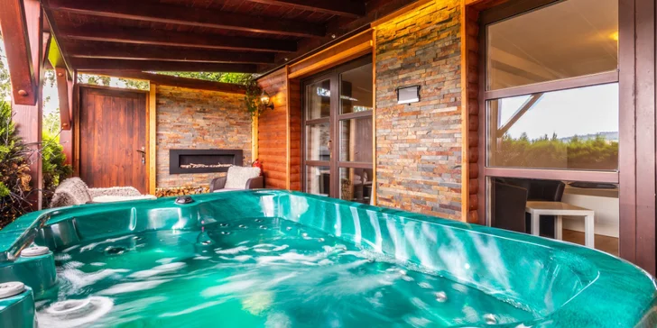 Wellness relaxace v Moravském krasu: luxusní zahradní apartmán a polopenze