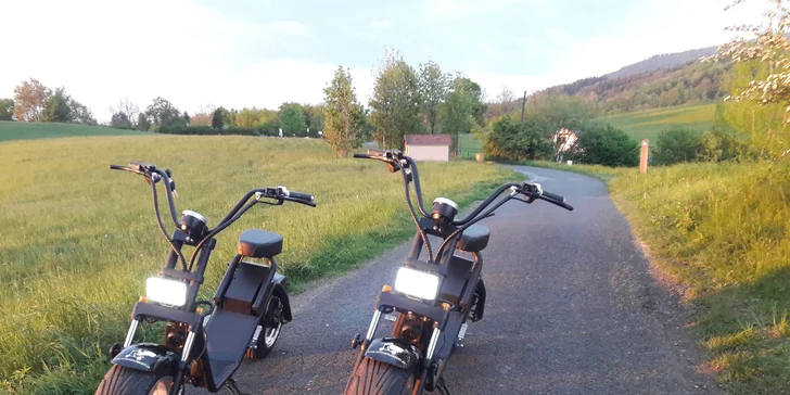 Projeďte si Beskydy: zapůjčení elektrokoloběžek na 3 hod. pro 2 osoby