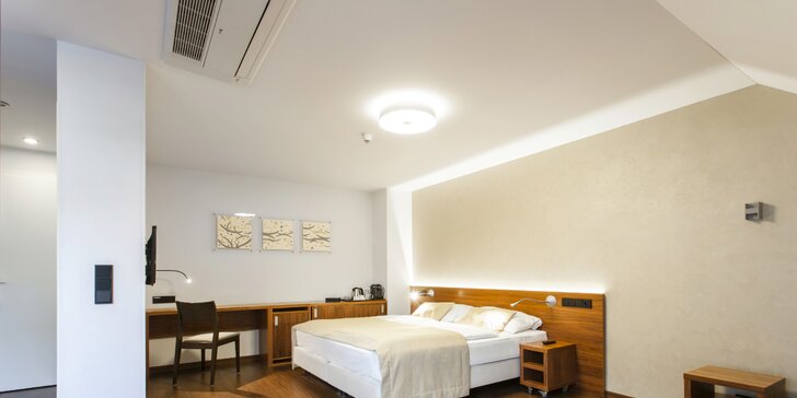 Ubytování a snídaně v hotelu pár kroků od O2 areny: 3 různé pokoje, 1–7 nocí, až 4 osoby