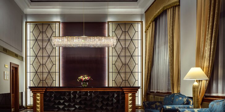 Slavný hotel Art Deco Imperial: pokoj Deluxe, snídaně u Zdeňka Pohlreicha