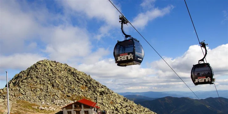 1denní výlet na Slovensko: vyhlášený resort Jasná, výjezd lanovkou na Chopok a panorama Nízkých Tater