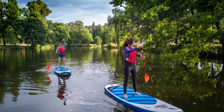 Skupinový kurz paddleboardingu pro začátečníky: vstup pro 1 až 4 osoby