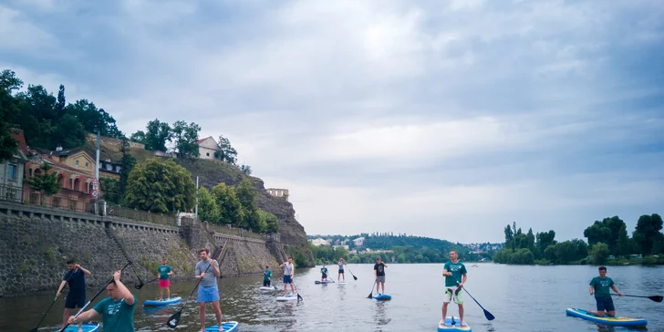 Skupinový kurz paddleboardingu pro začátečníky: vstup pro 1 až 4 osoby