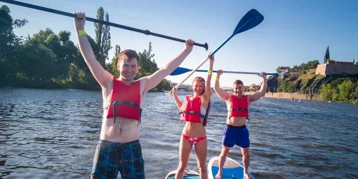 Skupinový kurz paddleboardingu pro začátečníky: vstup pro 1 až 4 osoby