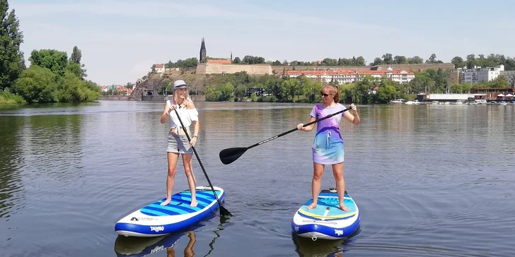 Skupinový kurz paddleboardingu pro začátečníky: vstup pro 1 až 4 osoby