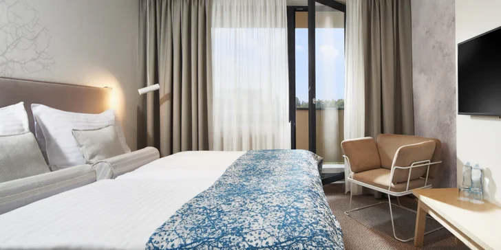 Pobyt na břehu Brněnské přehrady: pokoj Deluxe, snídaně, wellness i privátní vstup do vířivky