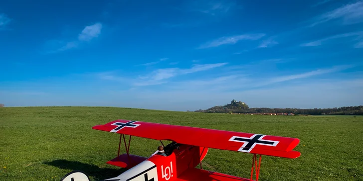 Pilotem RC modelu cvičného letounu nebo větroně, 1 či 2 hodinové lekce
