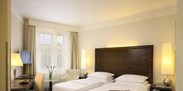5* hotel v centru historické Prahy: krásné pokoje, romantická večeře i masáž