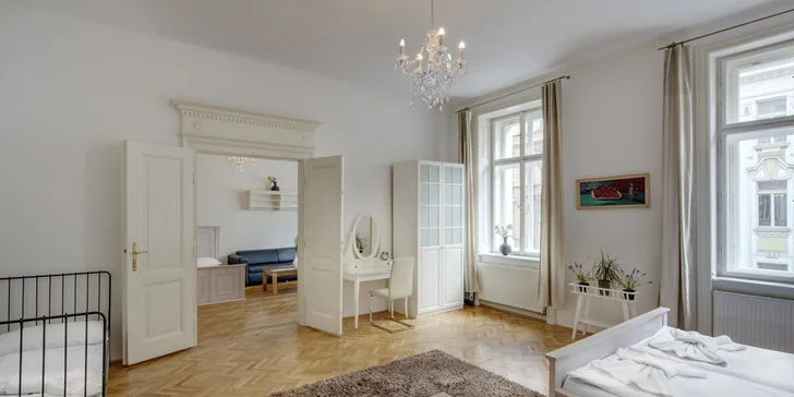 Pobyt v centru Prahy: apartmány u Staroměstského náměstí až pro 6 osob
