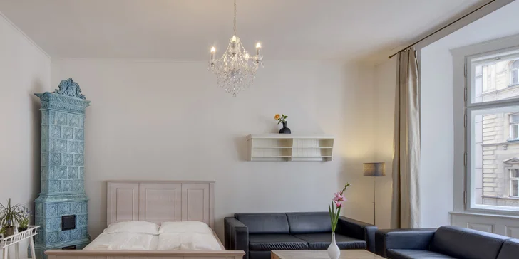 Pobyt v centru Prahy: apartmány u Staroměstského náměstí až pro 6 osob