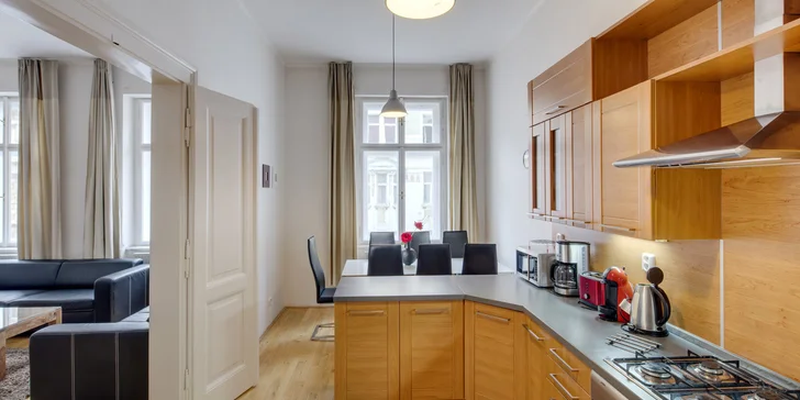 Pobyt v centru Prahy: apartmány u Staroměstského náměstí až pro 6 osob