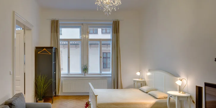 Pobyt v centru Prahy: apartmány u Staroměstského náměstí až pro 6 osob