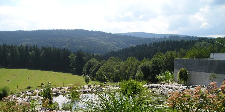 Za krásami Šumavy: penzion s polopenzí a wellnessem pro 2 osoby