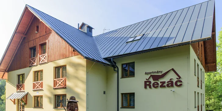 Krkonoše: pobyt pro dva i rodinu v útulných apartmánech