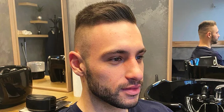 Barber péče pro pány: střih, úprava vousů i obočí nebo all inclusive balíček