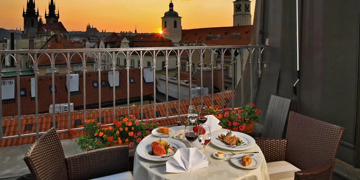 5* hotel v centru historické Prahy: krásné pokoje, romantické večeře i zapůjčení kol