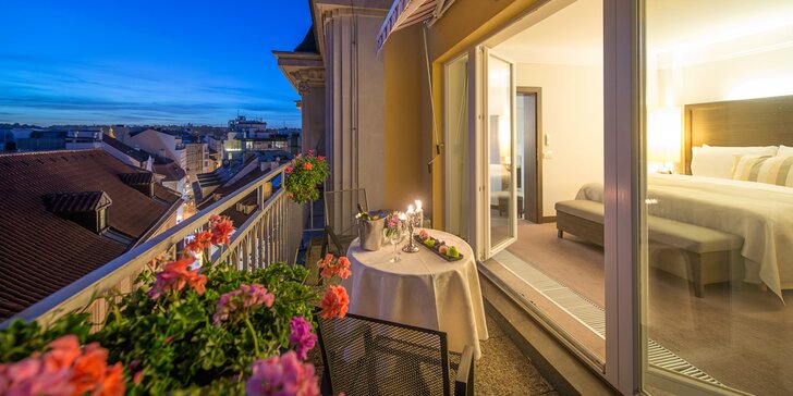 5* hotel v centru historické Prahy: krásné pokoje, romantické večeře i zapůjčení kol