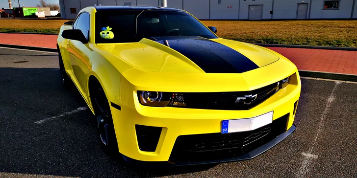 Pronájem Chevroletu Camaro na 12 nebo 24 hodin s neomezeným nájezdem km