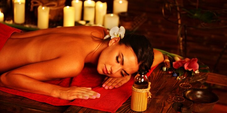 Andělské hýčkání v salonu Thai Sun: 110 minut relaxace s masáží dle výběru