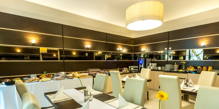 Luxusní pobyt v designovém 4* hotelu v centru Brna se snídaní i polopenzí
